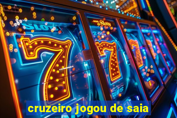 cruzeiro jogou de saia