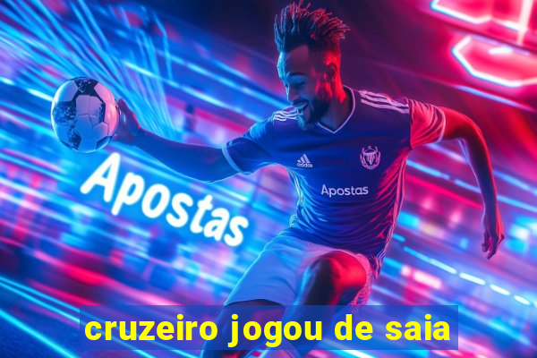 cruzeiro jogou de saia