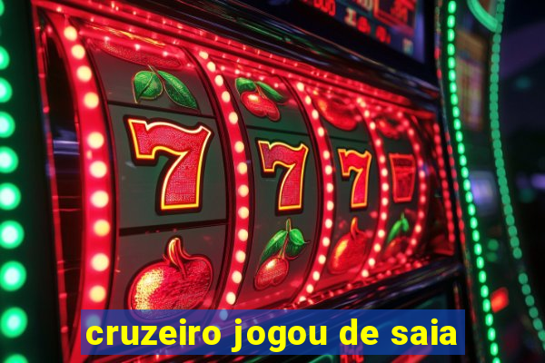 cruzeiro jogou de saia