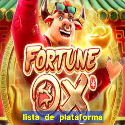 lista de plataforma de jogos