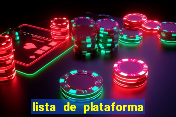 lista de plataforma de jogos