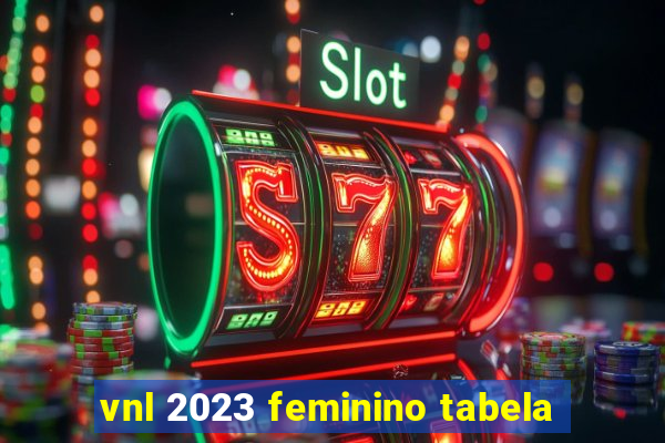 vnl 2023 feminino tabela