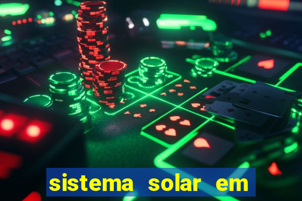 sistema solar em tempo real