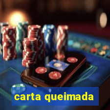 carta queimada