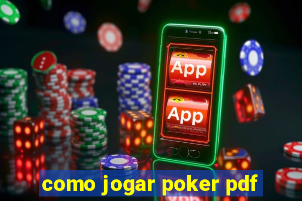 como jogar poker pdf