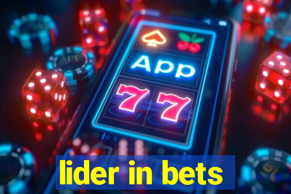 lider in bets