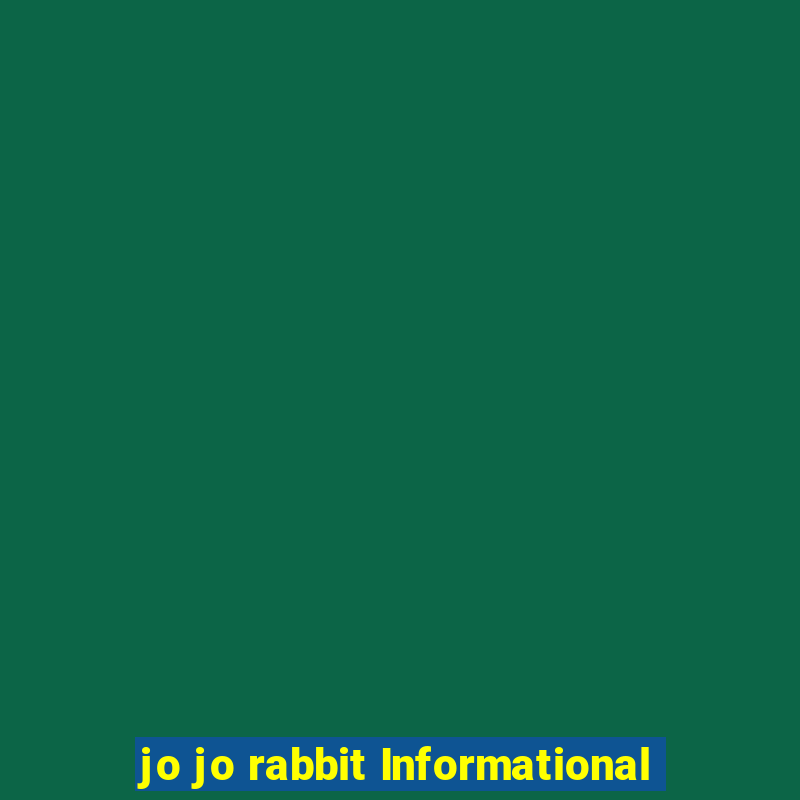 jo jo rabbit Informational