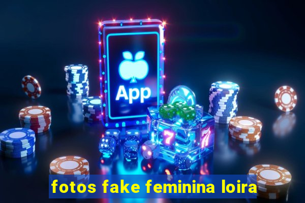 fotos fake feminina loira