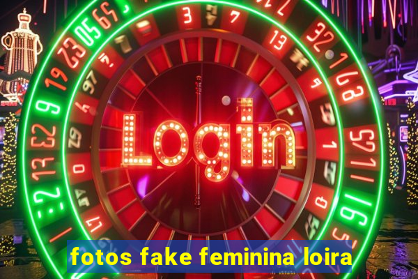 fotos fake feminina loira