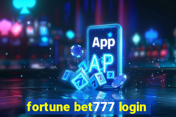 fortune bet777 login