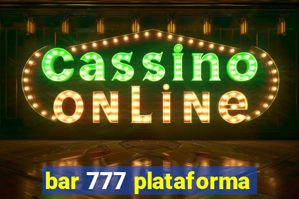 bar 777 plataforma