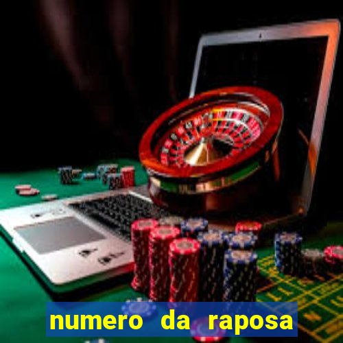 numero da raposa jogo do bicho