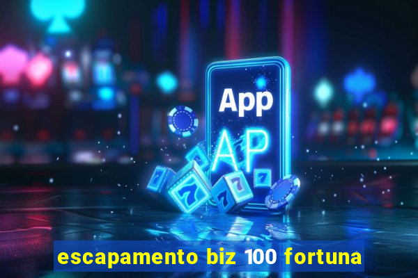 escapamento biz 100 fortuna