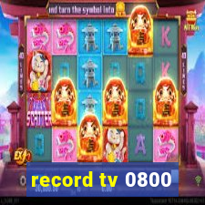 record tv 0800