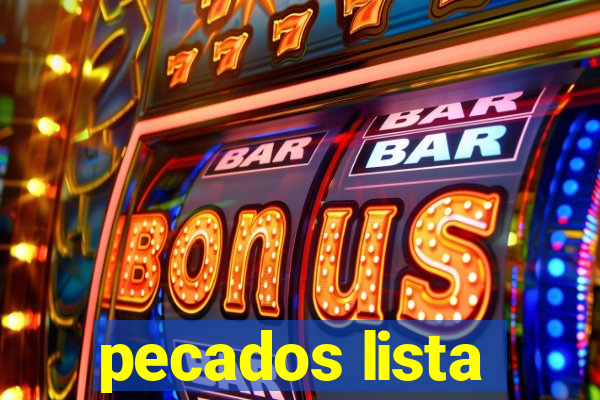 pecados lista