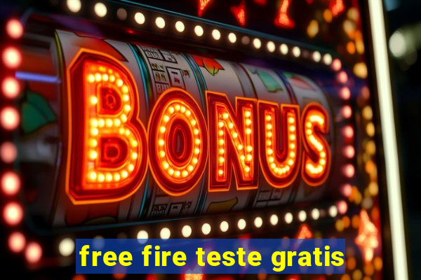 free fire teste gratis