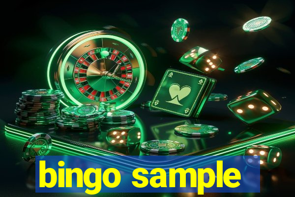 bingo sample