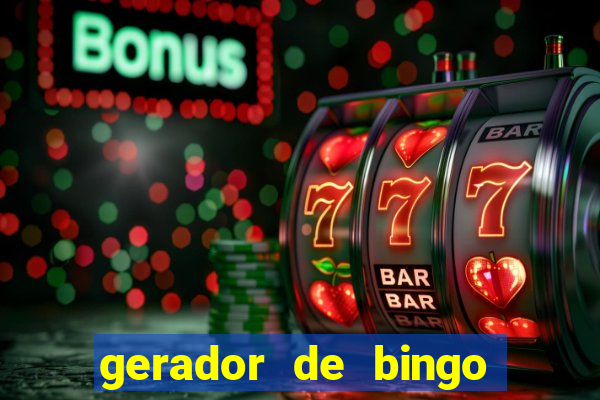 gerador de bingo de palavras