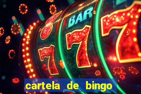 cartela de bingo da sorte