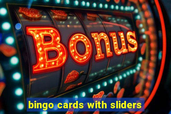 bingo cards with sliders