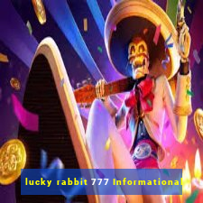 lucky rabbit 777 Informational