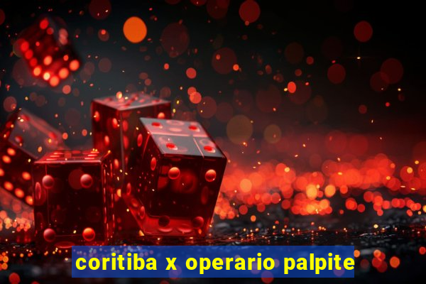 coritiba x operario palpite