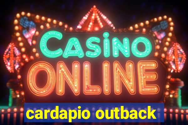 cardapio outback