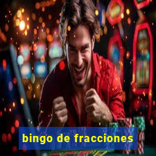 bingo de fracciones