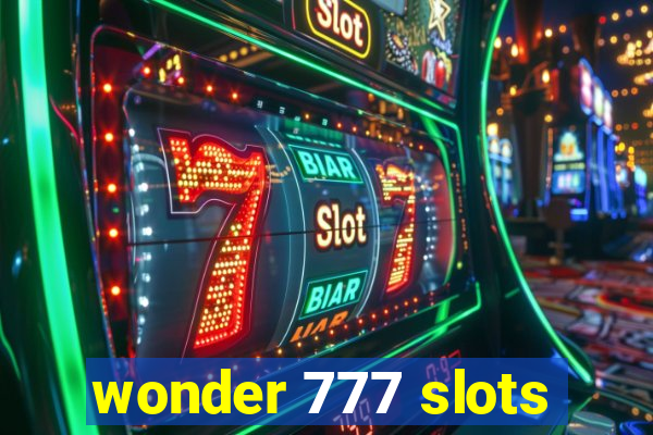 wonder 777 slots