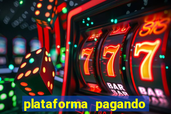 plataforma pagando bonus no cadastro