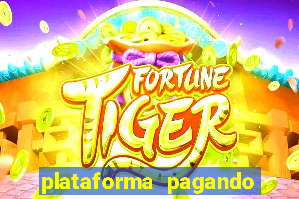 plataforma pagando bonus no cadastro