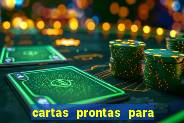 cartas prontas para retiro espiritual