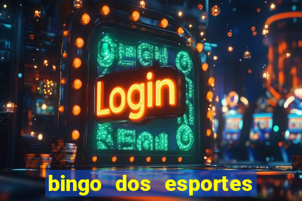 bingo dos esportes para imprimir