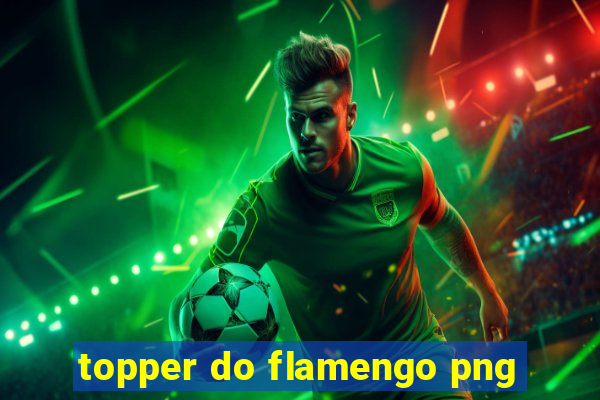 topper do flamengo png