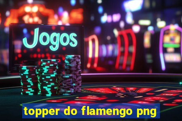 topper do flamengo png