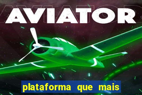 plataforma que mais paga slots