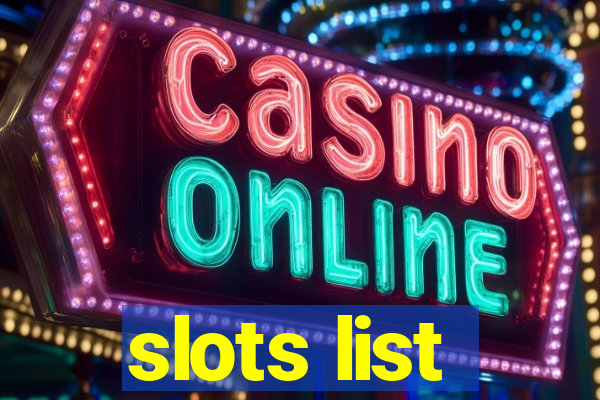 slots list