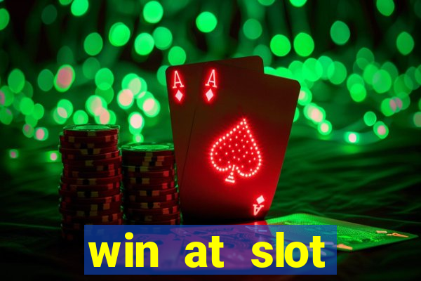 win at slot machines in casinos