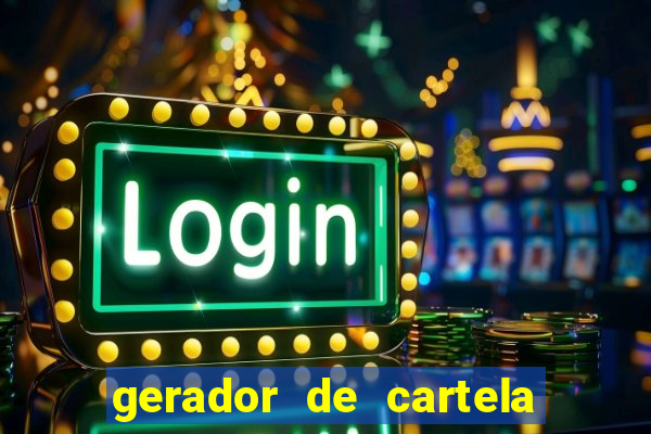 gerador de cartela de bingo