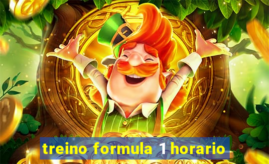 treino formula 1 horario