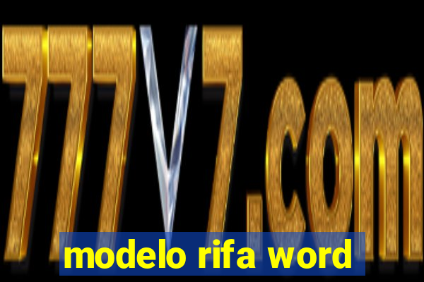 modelo rifa word