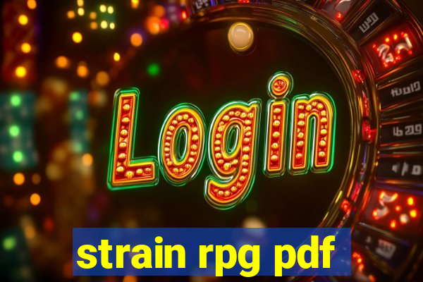 strain rpg pdf