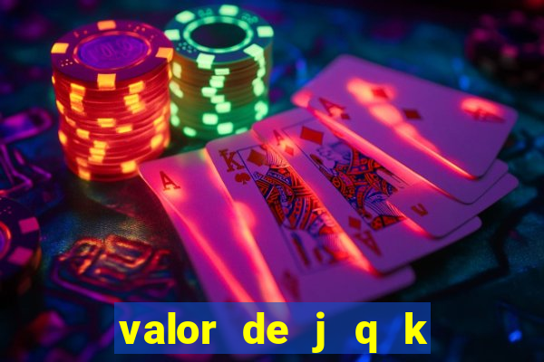 valor de j q k en blackjack