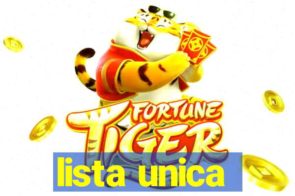 lista unica