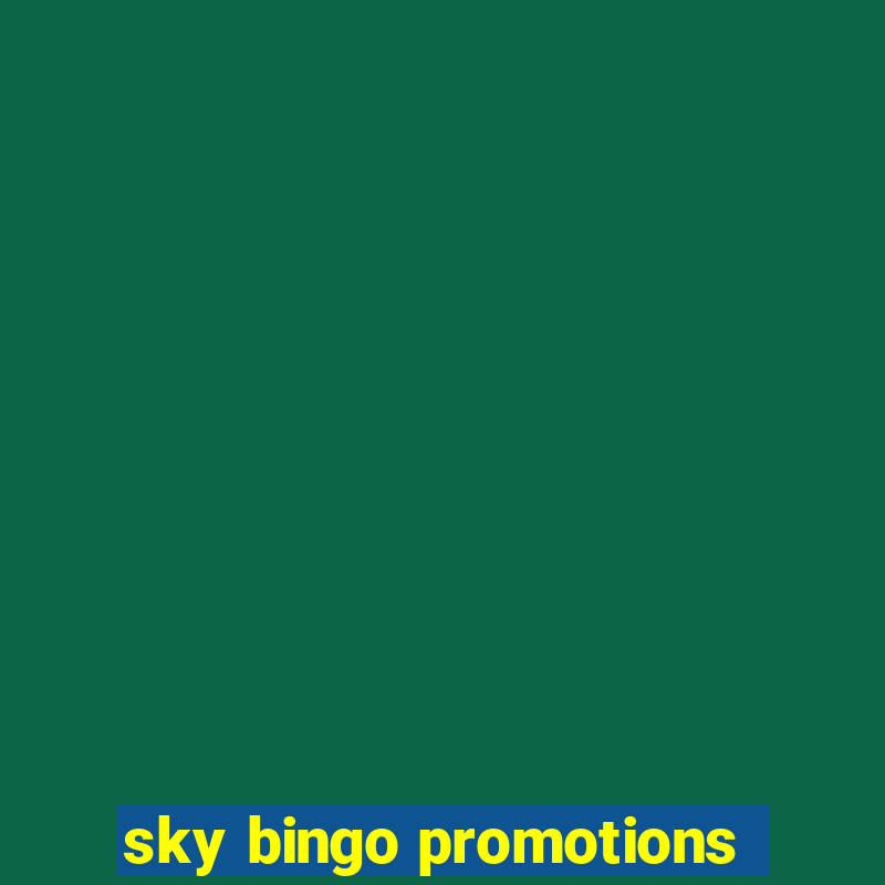 sky bingo promotions