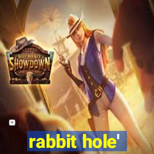 rabbit hole'