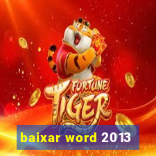 baixar word 2013