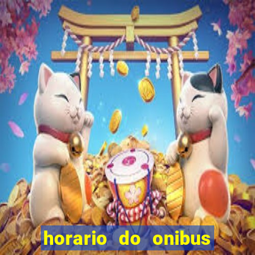 horario do onibus vila nova