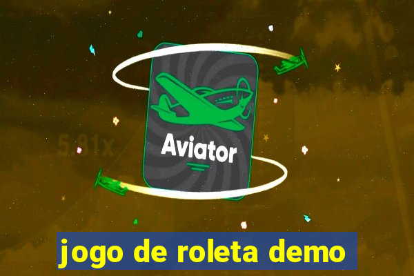 jogo de roleta demo