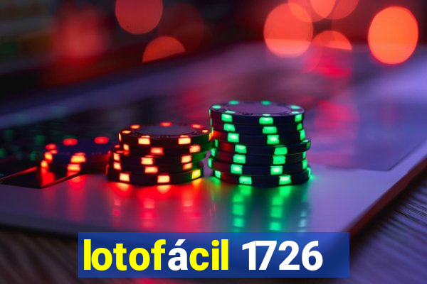 lotofácil 1726